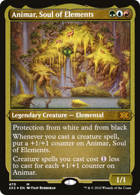 Animar, Soul of Elements (Foil Etched) -  Foil (2X2-470) - Double Masters 2022