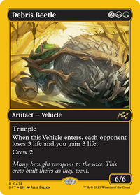 Debris Beetle -  Foil (DFT-478) - Aetherdrift