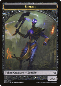 Zombie Token [War of the Spark Tokens]