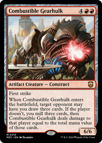 Combustible Gearhulk -  Foil (M3C-210) - Modern Horizons 3 Commander
