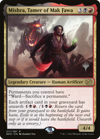 Mishra, Tamer of Mak Fawa (Promo Pack) [The Brothers' War Promos]