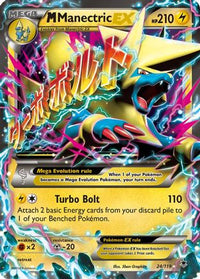 M Manectric EX 024  - Holofoil XY  Phantom Forces - Ultra Rare