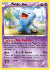 Wobbuffet 036  XY  Phantom Forces - Uncommon