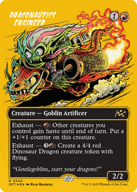 Draconautics Engineer -  (Borderless) Foil (DFT-540) - Aetherdrift