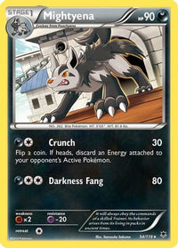 Mightyena 054  XY  Phantom Forces - Rare