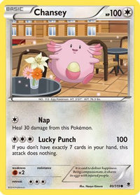 Chansey 080  XY  Phantom Forces - Common