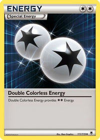 Double Colorless Energy 111  XY  Phantom Forces - Uncommon