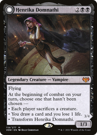 Henrika Domnathi // Henrika, Infernal Seer [Innistrad: Crimson Vow]