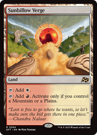 Sunbillow Verge -  (DFT-264) - Aetherdrift