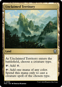 Unclaimed Territory -  Foil (M3C-399) - Modern Horizons 3 Commander