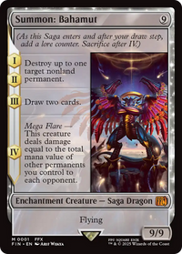 Summon: Bahamut - : (enchantment) (FIN-001) - FINAL FANTASY