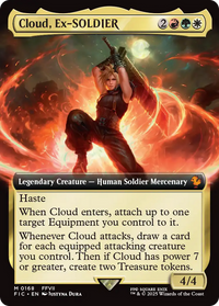Cloud, Ex-SOLDIER (Extended Art) - : (Extended Art) (FIC-168) - Commander: FINAL FANTASY