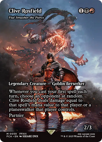 Vial Smasher the Fierce -  / Clive Rosfield (Borderless) Foil (FCA-059) - FINAL FANTASY: Through the Ages