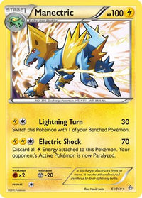 Manectric  - Holofoil XY  Primal Clash - Holo Rare