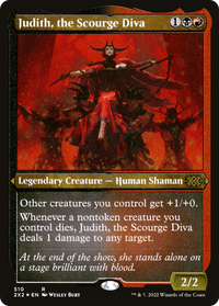 Judith, the Scourge Diva (Foil Etched) -  Foil (2X2-510) - Double Masters 2022