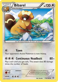 Bibarel 118/160  XY  Primal Clash - Uncommon
