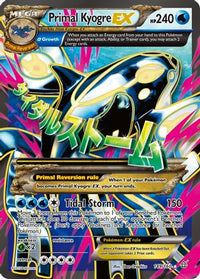 Primal Kyogre EX (Alpha - 149 Full Art)  - Holofoil XY  Primal Clash - Ultra Rare