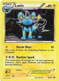 Luxio - BW34 (Cracked Ice Holo)  - Holofoil Black and White Promos - Promo