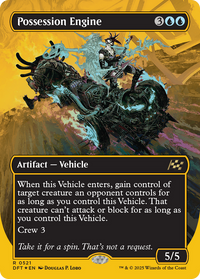 Possession Engine -  (Borderless) Foil (DFT-521) - Aetherdrift