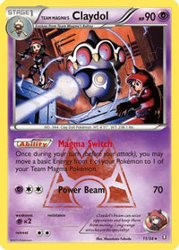 Team Magma's Claydol 011  - Holofoil Double Crisis - Holo Rare