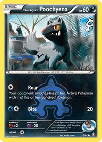 Team Aqua's Poochyena 016  Double Crisis - Common