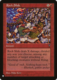Rock Slide [The List]