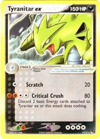 Tyranitar ex (Non-Holo)  POP Series 1 - Ultra Rare