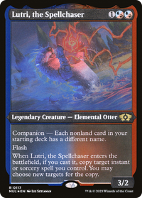 Lutri, the Spellchaser (Foil Etched) - : (companion) Foil (MUL-117) - Multiverse Legends