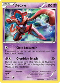 Deoxys 033  - Holofoil XY  Roaring Skies - Holo Rare