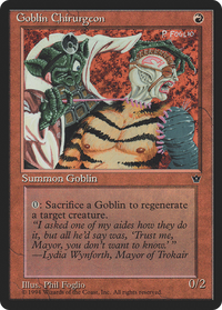 Goblin Chirurgeon (Phil Foglio) [Fallen Empires]