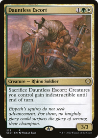 Dauntless Escort [Starter Commander Decks]