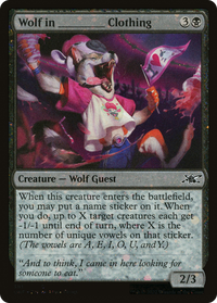 Wolf in _____ Clothing (Galaxy Foil) [Unfinity]