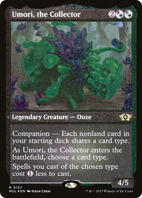 Umori, the Collector (Foil Etched) - : (companion) Foil (MUL-127) - Multiverse Legends