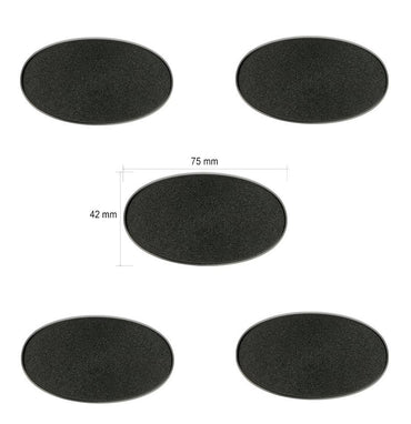 75x42mm Oval Bases