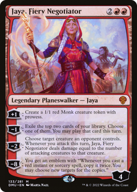 Jaya, Fiery Negotiator (Promo Pack) [Dominaria United Promos]