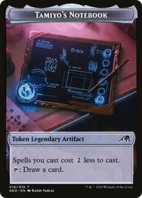 Tamiyo's Notebook Token [Kamigawa: Neon Dynasty Tokens]