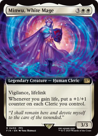 Minwu, White Mage - : (Extended Art) Foil (FIN-430) - FINAL FANTASY