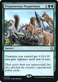 Preposterous Proportions [Foundations Prerelease Promos]