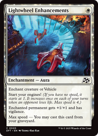 Lightwheel Enhancements - : (enchantment) (DFT-020) - Aetherdrift