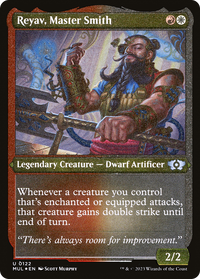 Reyav, Master Smith (Foil Etched) -  Foil (MUL-122) - Multiverse Legends