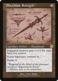 Blackblade Reforged (Retro Schematic) [The Brothers' War Retro Artifacts]