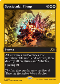 Spectacular Pileup -  Foil (DFT-433) - Aetherdrift