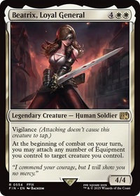 Beatrix, Loyal General (FIN-554) - FINAL FANTASY Foil