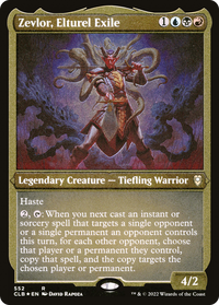 Zevlor, Elturel Exile (Foil Etched) -  Foil (CLB-552) - Commander Legends: Battle for Baldur's Gate