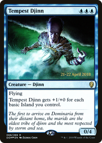 Tempest Djinn [Dominaria Prerelease Promos]