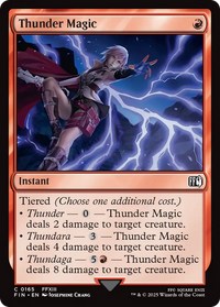 Thunder Magic -  (FIN-165) - FINAL FANTASY