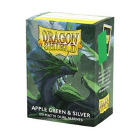 APPLE GREEN & SILVER DUAL MATTE