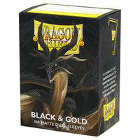 Deck Protector: Dual Matte: Black & Gold