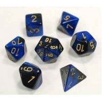 Chessex Polyhedral Set Gemini Black-Blue/Gold