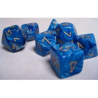 Chessex Polyhedral Set Vortex Blue/Gold